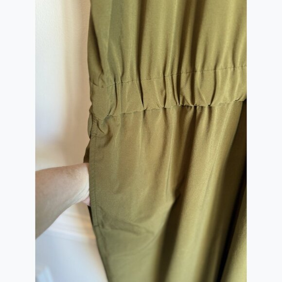 Girlfriend Collective Women’s Green Jumpsuit 5XL Soft Utility Earthy Minimalist - Picture 6 of 12